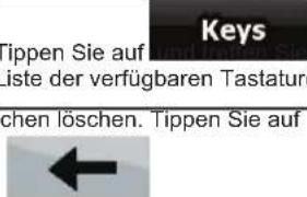 AUDIOVOX NAV 103 - Die Tastatur verwenden - 2