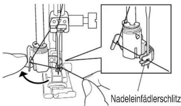 Nadeleinfädlerschlitz