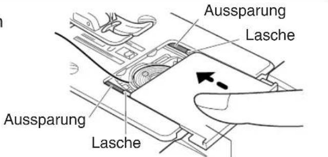 Aussparung Lasche Aussparung Lasche