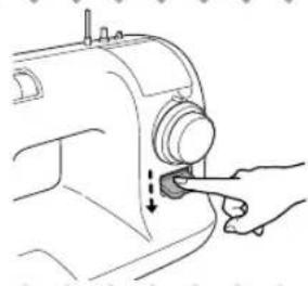 AEG ECO34A - - So verwenden Sie den Rückwärtsnähhebel - 1