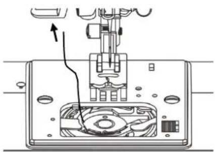 AEG 679 - AUFSPULEN DER UNTERFADENSPULE / WINDING THE BOBBIN - 10