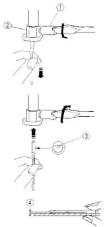 AEG 100 Mini - Hochziehen des Spulenfadens - 3