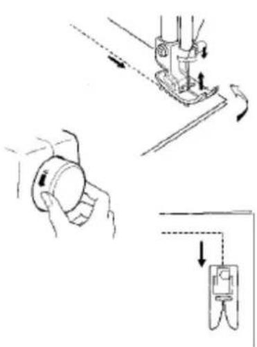 AEG 100 Mini - Nähvorgang abschließen - 1