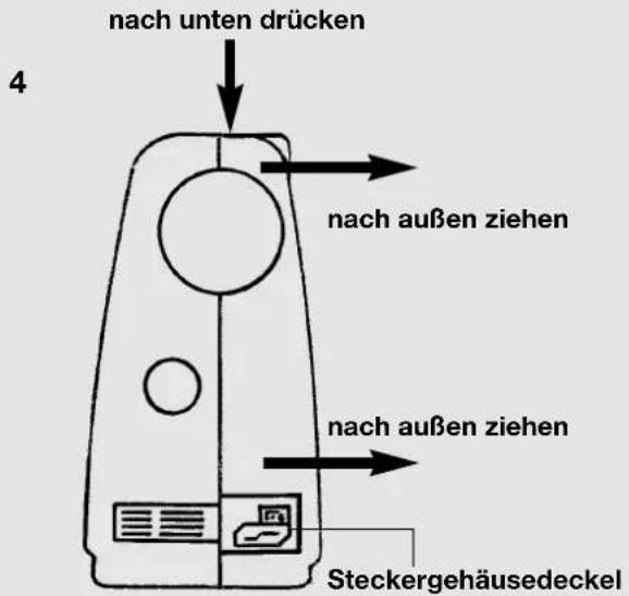 LIFETEC LT 8709 - Abmontieren des hinteren Gehäusedeckels - 4