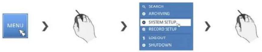 GRUNDIG GRI-K1104A - Moving To The System Setup - 1