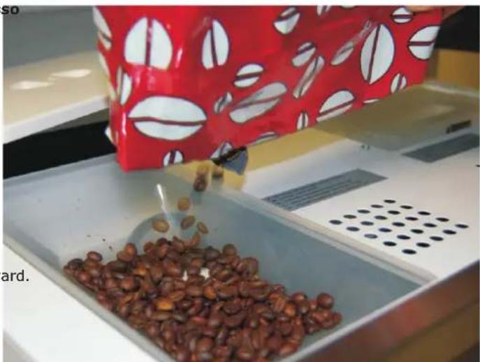 GRUNDIG GKI 1110 - FILLING THE COFFEE BEAN CONTAINER - 1