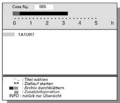 GRUNDIG Gv 470 - Cassetten-Nummer dreistellig eingeben - 2