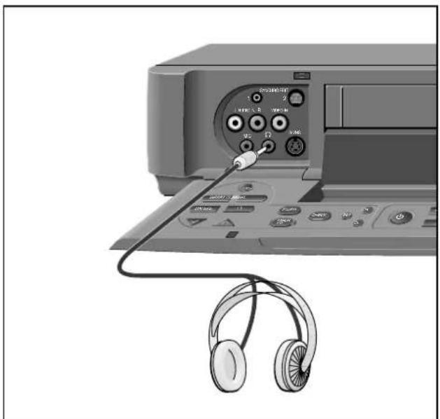 GRUNDIG Gv 470 - Betrieb mit einem Kopfhörer - 1