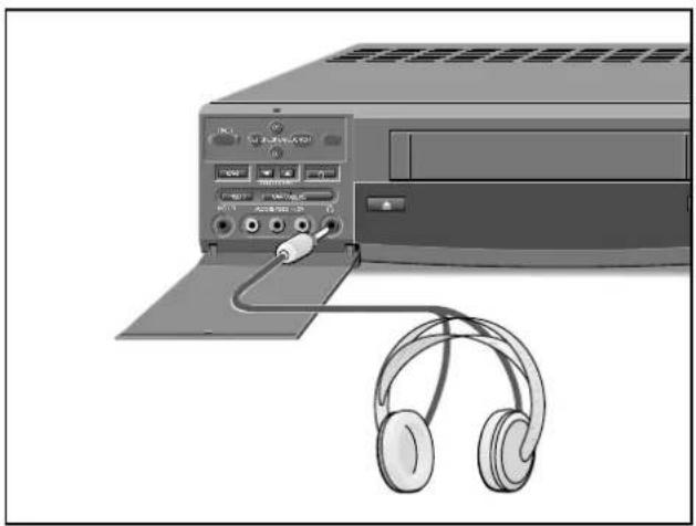 GRUNDIG Gv 460 VPT - Betrieb mit einem Kopfhörer - 1