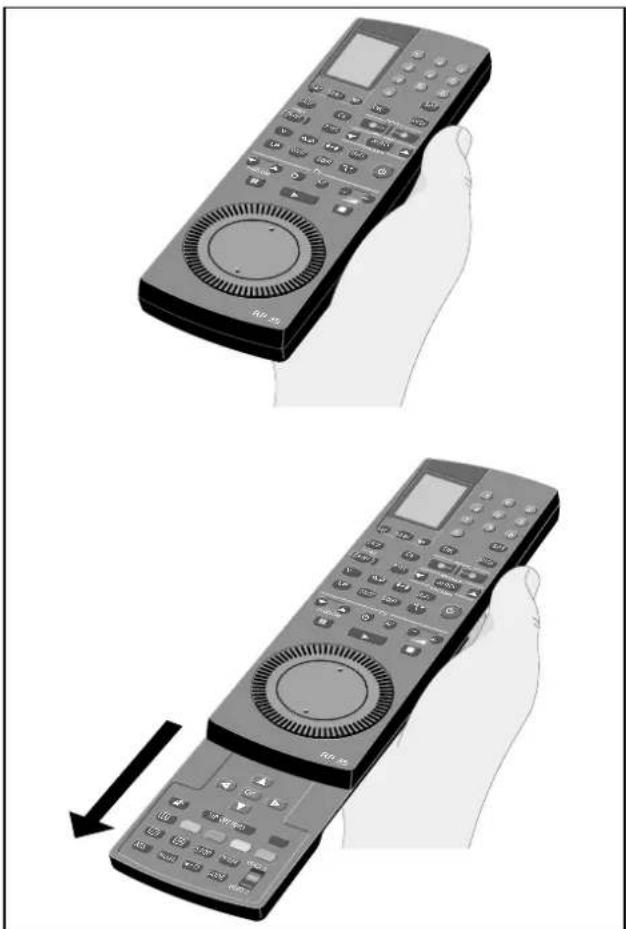 GRUNDIG Gv 450 VPT - Die zwei Ebenen der Fernbedienung - 1