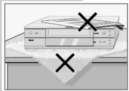 GRUNDIG Gv 3143 - AUFSTELLEN UND SICHERHEIT - 2