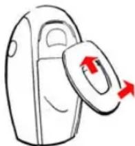 AUDIOLINE Baby Care 2 - Fitting or removing the belt clip - 2