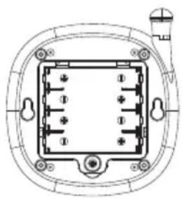 Amplicomms Watch and Care V120 - Operating with batteries (not supplied) - 1