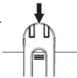 AUDIOLINE Watch & Care V132 - Mounting/dismounting the belt clip - 1