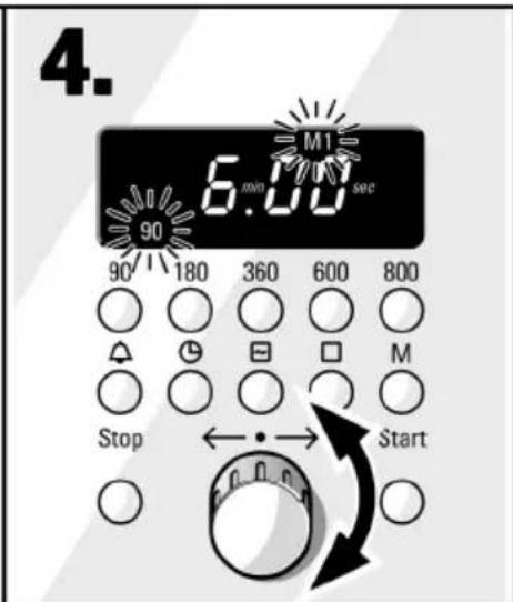4. 6.00 sec 90 90 180 360 600 800 Stop Start