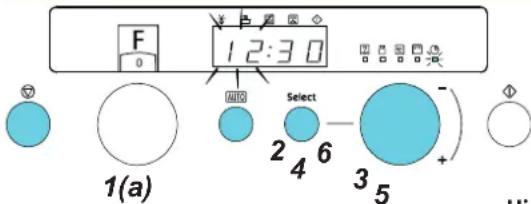 F 12:30 Auto Select 2 4 6 3 5 + - Hi