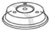 BAUKNECHT EMCCR 4127 - Drehtellerauflage. - 2