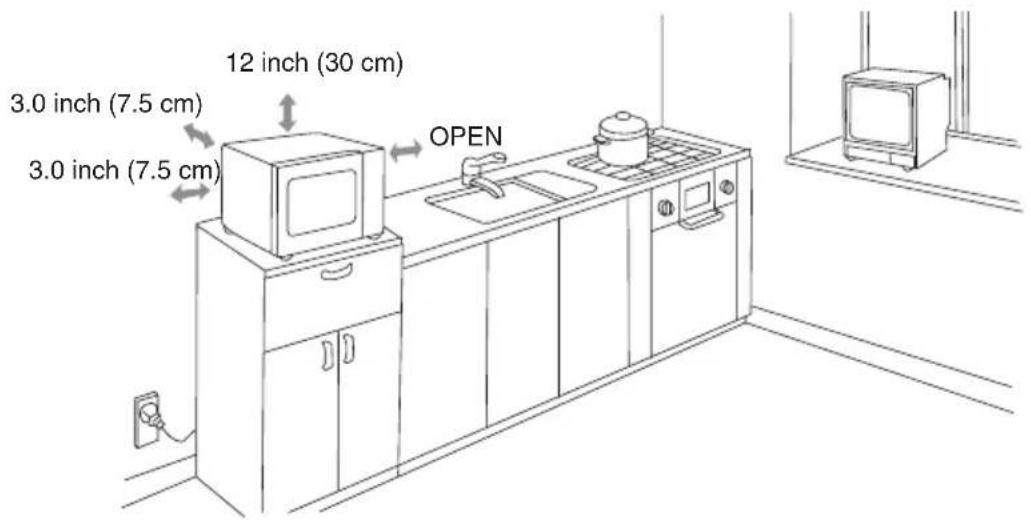 MEDION Micromaxx MD 41580 - Aufstellung des Gerätes - 1