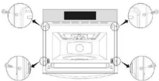 SMEG S45MCX1 - Positionieren des Mikrowellenherdes - 3