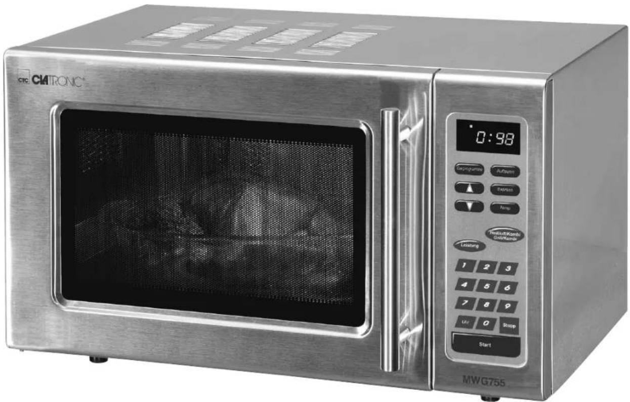 CLATRONIC MWG 755 H - Mikrowellengerät mit Grill - 1
