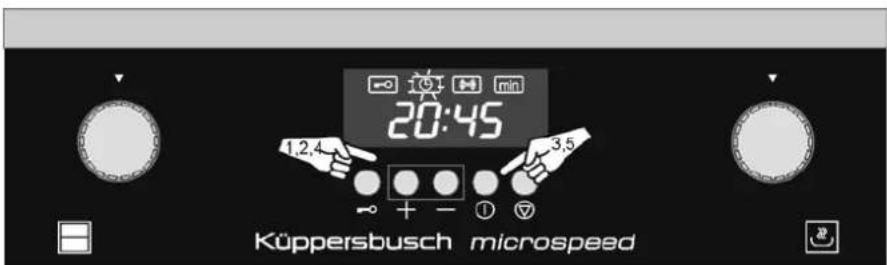 20:45 1,2,4 3,5 Küppersbusch microspeed