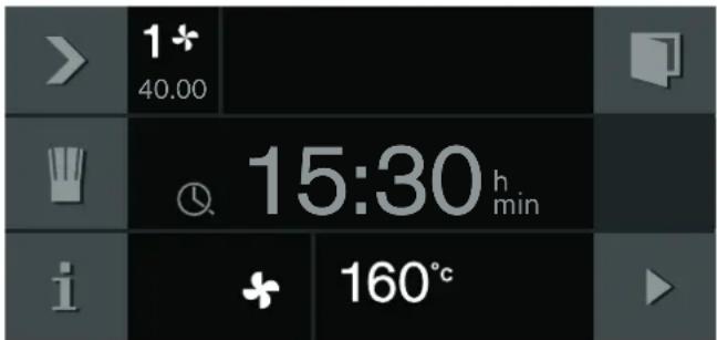 1 40.00 15:30h min i 160°c
