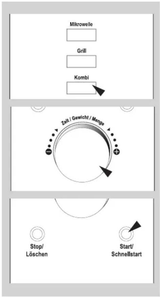 PRIVILEG 1034 HGE - Kombi 3 (Heißluft + Grill 3) - 1