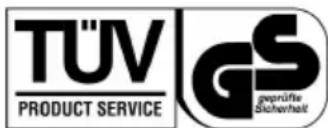 TÜV PRODUCT SERVICE GS geprüfte Sicherheit