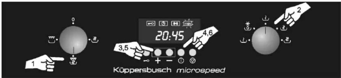 1 2 3.5 20:45 4,6 Küppersbusch microspeed
