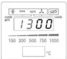 combi grill 1300 150 300 500 750 1000 °C