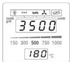 combi grill 3500 150 300 500 750 1000 180 °C