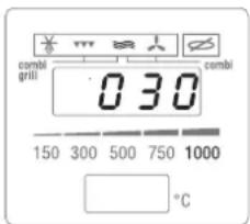 combi grill 030 150 300 500 750 1000 °C