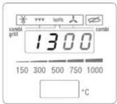 combi grill 1300 combi 150 300 500 750 1000 °C