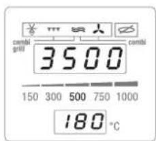 combi grill 3500 150 300 500 750 1000 180 °C