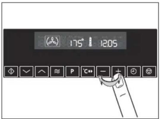 AEG-ELECTROLUX KB9810EA - Backofen-Temperatur ändern - 1