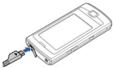 SAMSUNG Ombnia Lite B7300 - Akku laden - 1