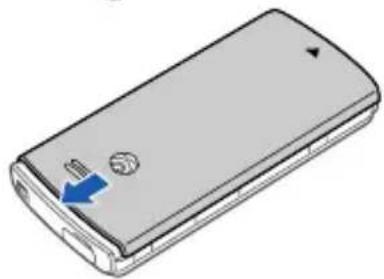 SAMSUNG Ombnia Lite B7300 - SIM- oder USIM-Karte und Akku einsetzen - 3