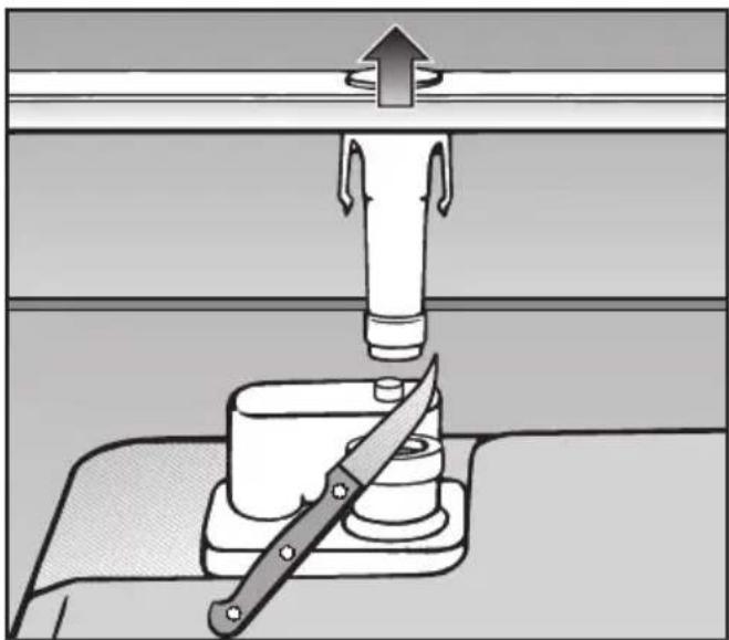 MIELE G 2572 SCVI - Belüftung des Wasserablaufs - 1