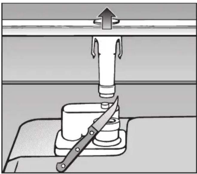 MIELE G 1472 SCVI - Belüftung des Wasserablaufs - 1