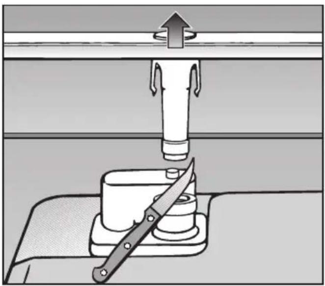 MIELE G 1422 SCI - Belüftung des Wasserablaufs - 1