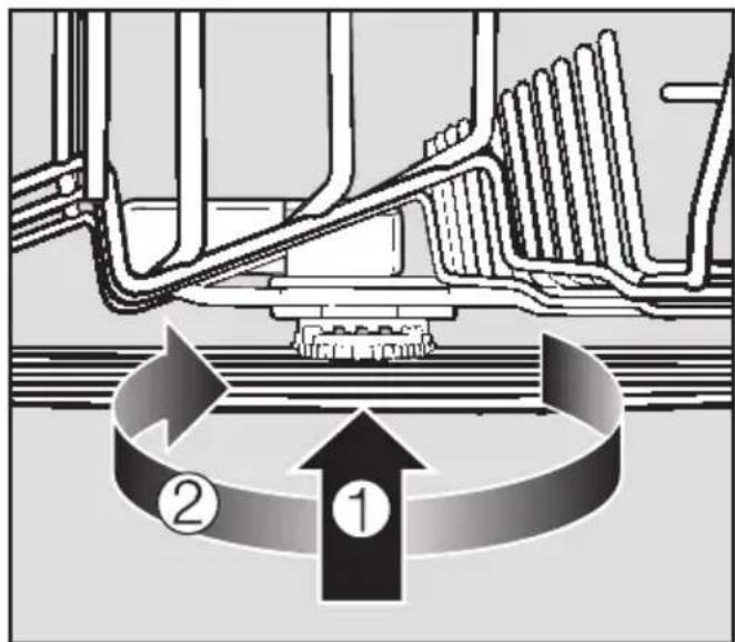 MIELE G 846-2 - Sprüharme reinigen - 1