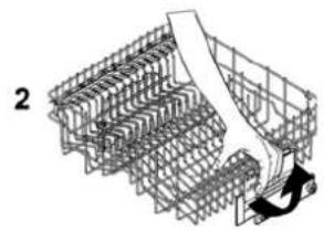 3D diagram of a mechanical assembly with layered structure and directional arrow (no text or symbols)