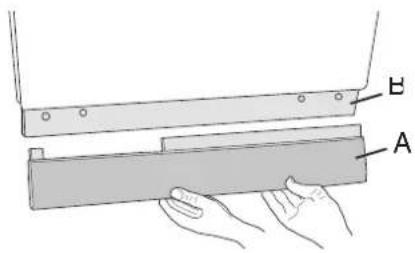 ASKO D3532 - Anpassen des Dichtungsbandes (an die Abdeckplatte des Bodensockels) - 1