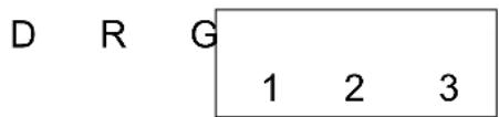 D R G 1 2 3