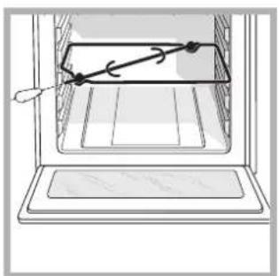 Hotpoint Ariston FKQ 89 EL .20 - Draaispit (slechts op enkele modellen aanwezig) - 1