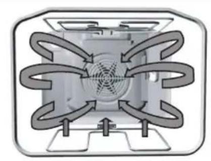 Pelgrim OKW595 - Grill & fan - 1