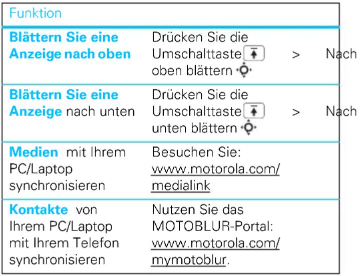 MOTOROLA Flipside - Tipps und Tricks - 1