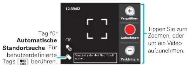 12:39:02 Tag für Automatische Standortsuche. Für benutzerdefinierte. Tags berühren. CIF Standort gefunden Nach Stadt suchen Vergrößern Aufnehmen Verdeinem Tippen Sie zum Zoomen, oder um ein Video aufzunehmen.