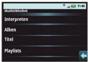 Musikbibliothek Interpreten Alben Titel Playlists