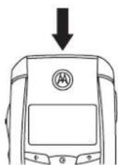 MOTOROLA A780 - TransFlash-Speicherkarte einsetzen - 2